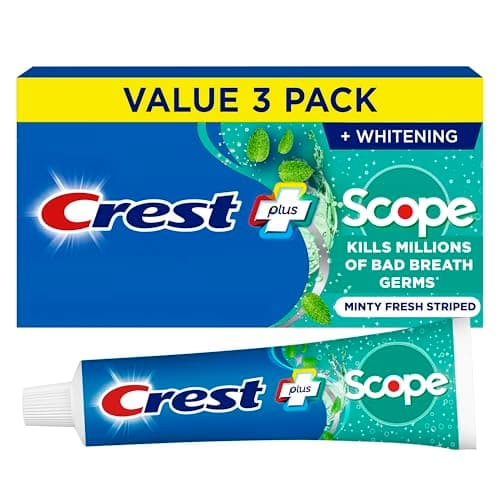 Crest + Scope Whitening Toothpaste Review: Best for Whitening & Breath?